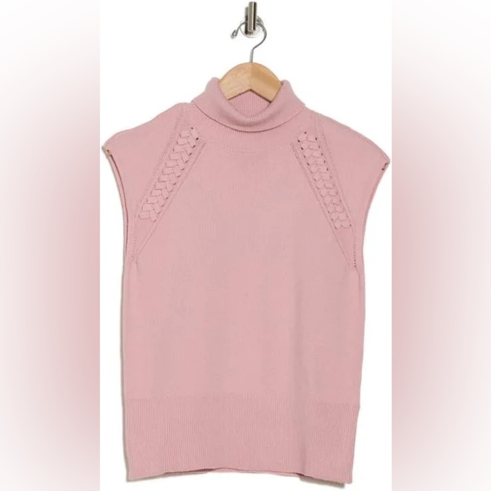 Ellen Tracy Pink Turtleneck Sweater